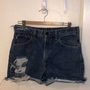 Cathartic Highwaisted Jean Shorts